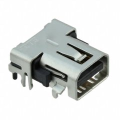 DisplayPort 微型 插座 连接器 20Pin 通孔 直角