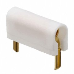 尖头插孔 连接器 标准端头 焊接 白色