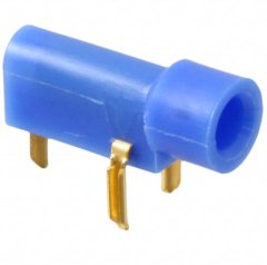 尖头插孔 连接器 标准端头 焊接 蓝色