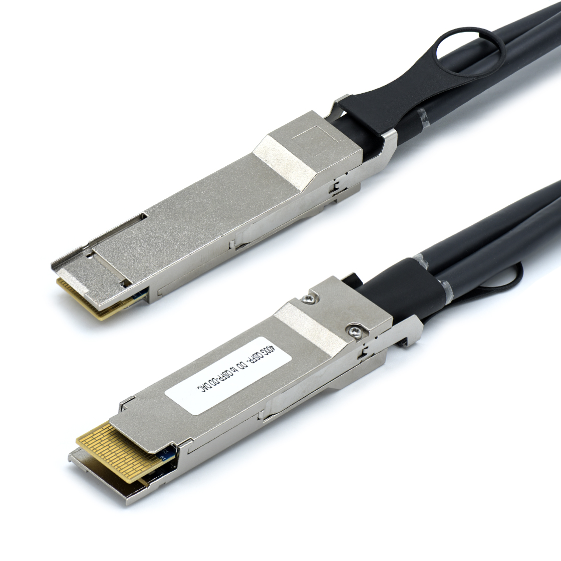 QSFP-DD TO QSFP-DD DAC 400Gbps Passive 接线28AWG L=500mm