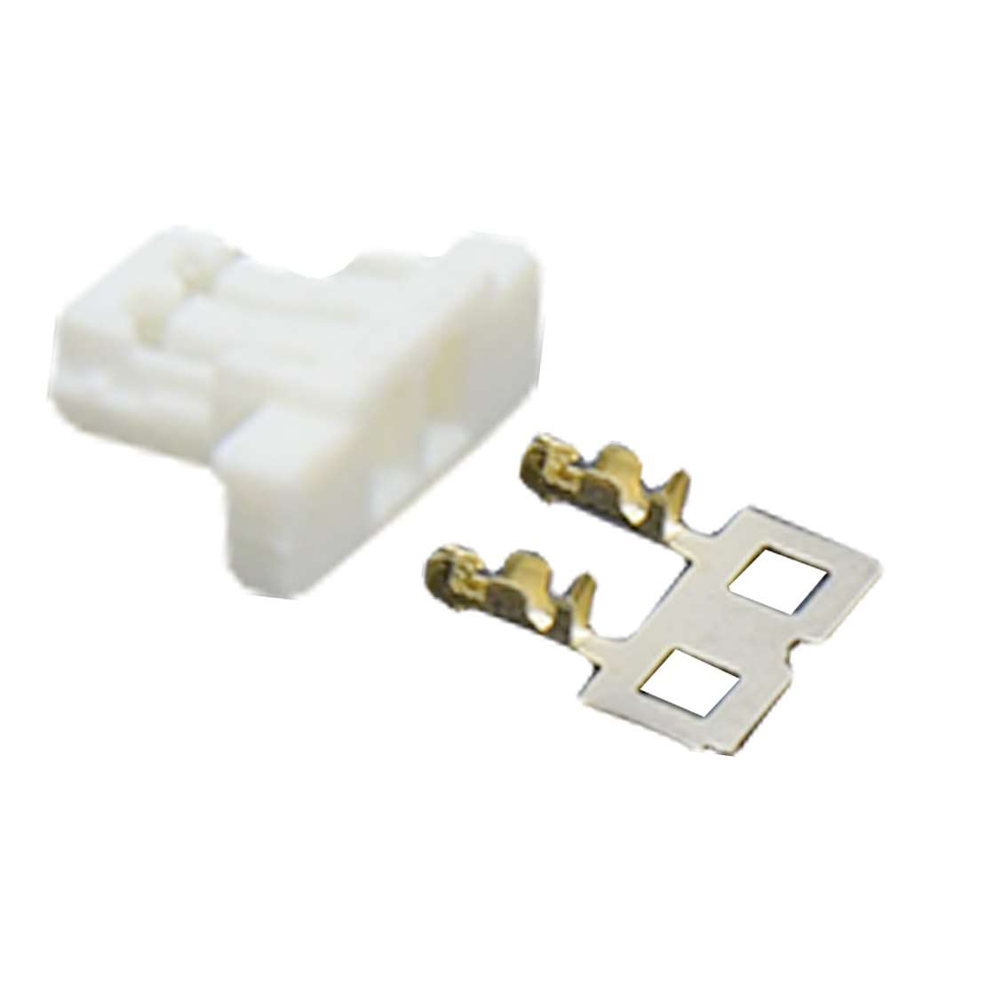 Pitch 0.80mm 单排有耳 Housing 2Pin 本色