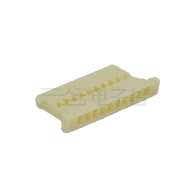 Pitch 1.25mm 单排带凸 HOUSING 10pin 米黄色