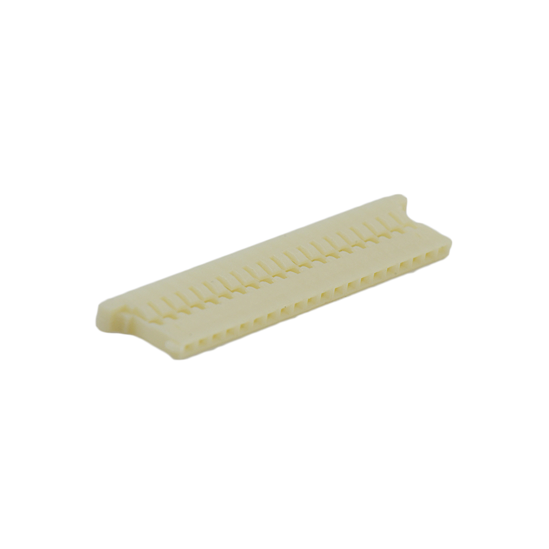 Pitch 1.25mm 单排带凸 HOUSING 20pin 米黄色