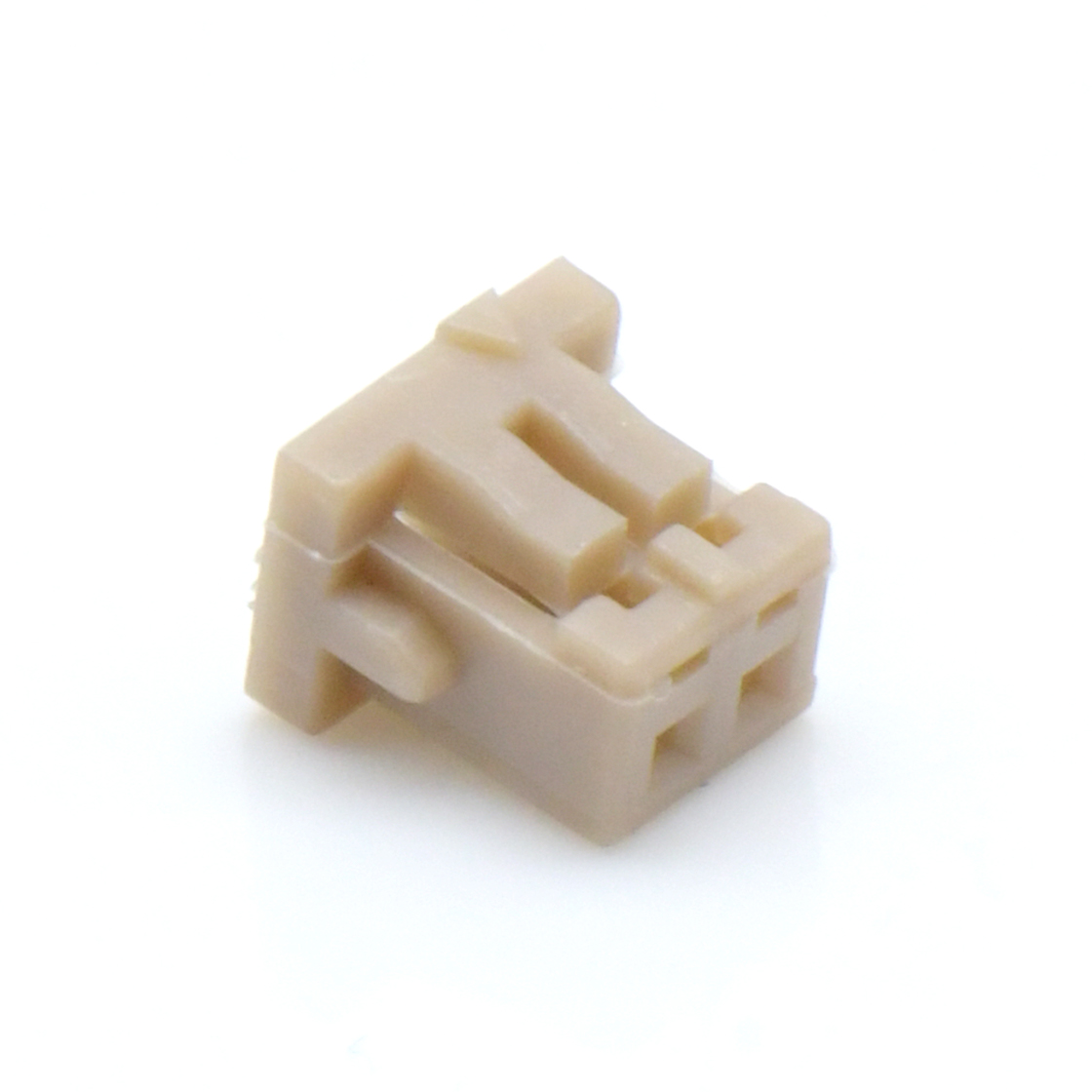 Pitch 1.25mm 单排带凸Housing 无卤 02Pin 白色