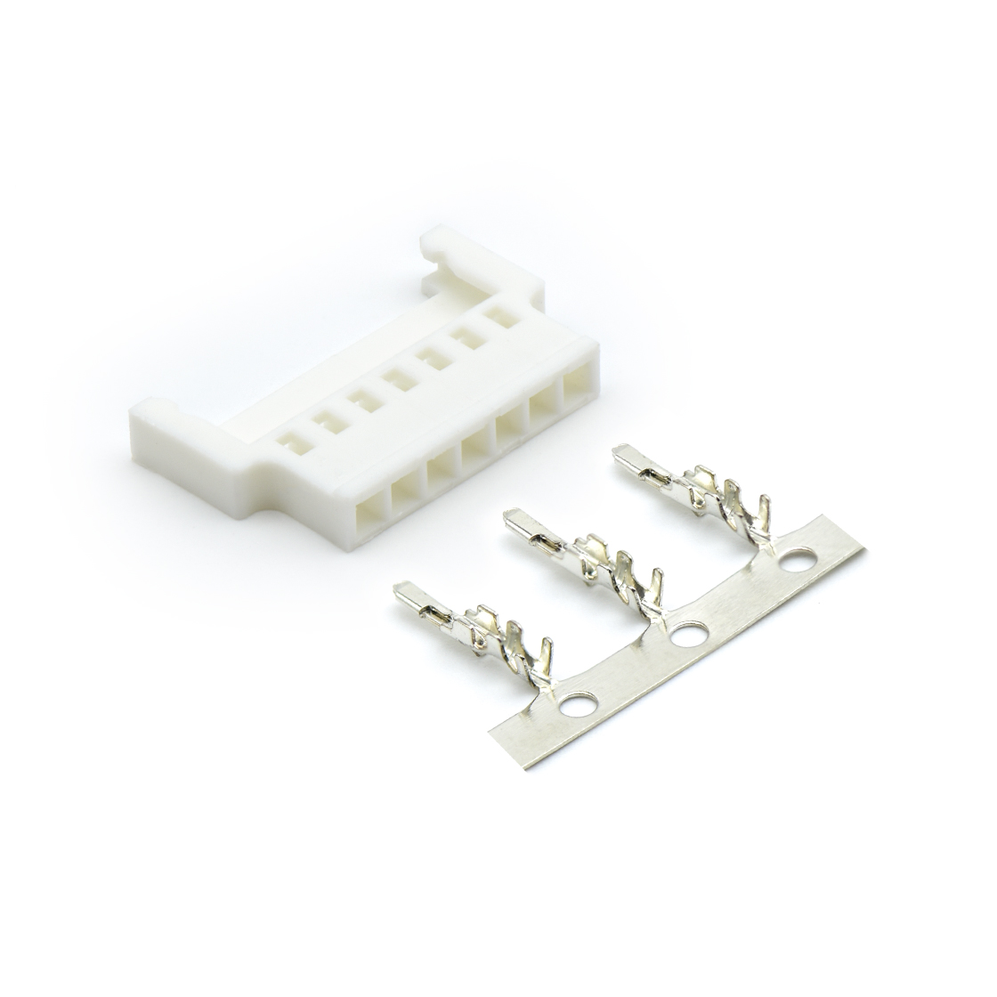 Pitch 2.00mm 线对线单排Female Housing HF 7Pin 白色