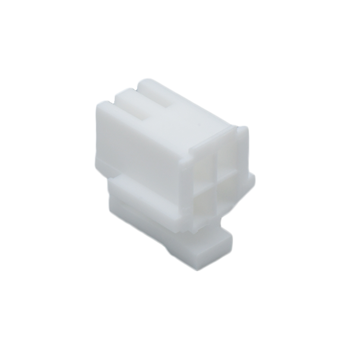 Pitch 2.00mm 双排带扣
公壳 PA66无卤 2x2pin 本色