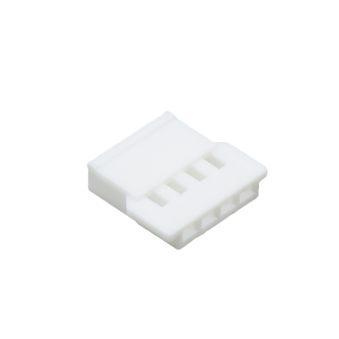 Pitch 2.00mm 线对线单排Male Housing HF 4Pin 白色