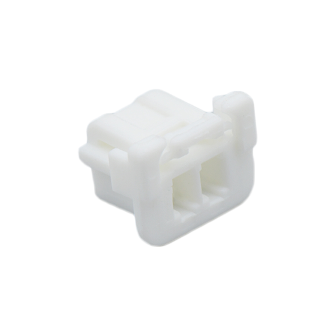 Pitch 2.00mm 单排带扣Housing 2Pin 本色
