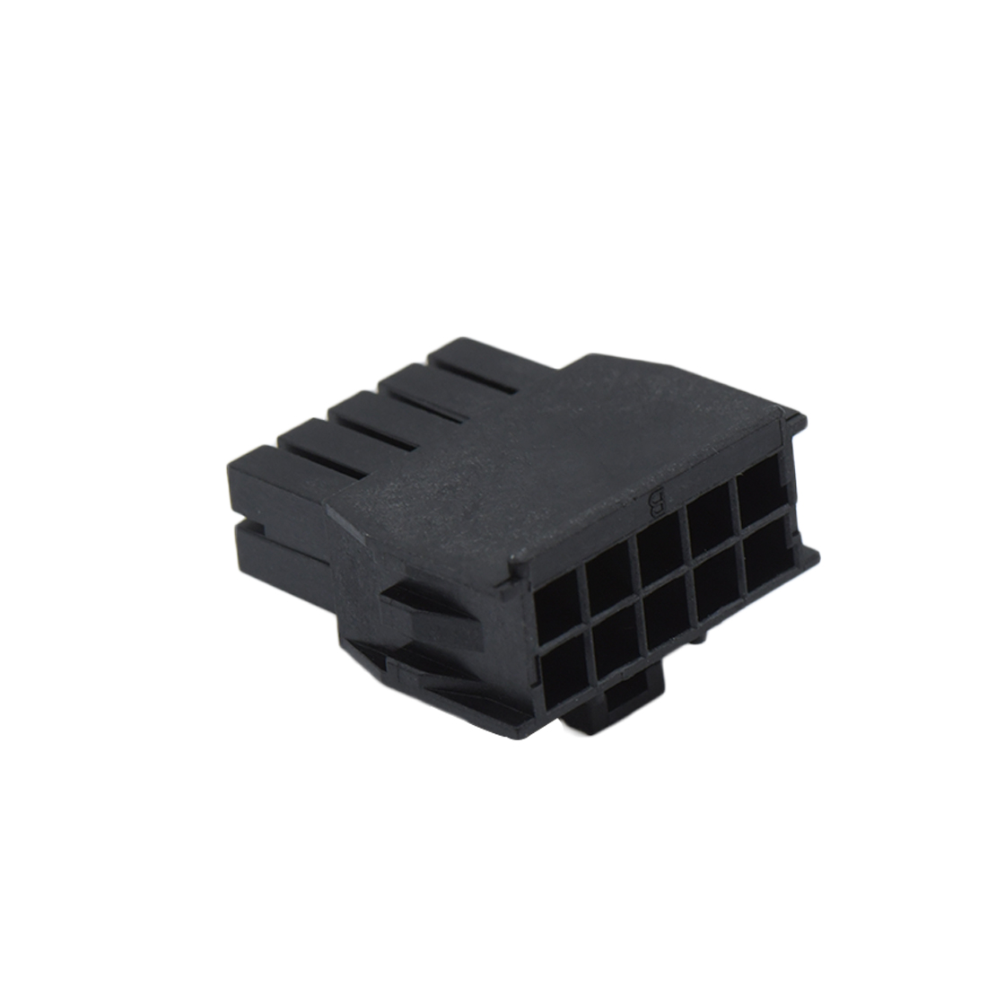 Pitch 2.50mm 双排 MALE HOUSING 10Pin 黑色