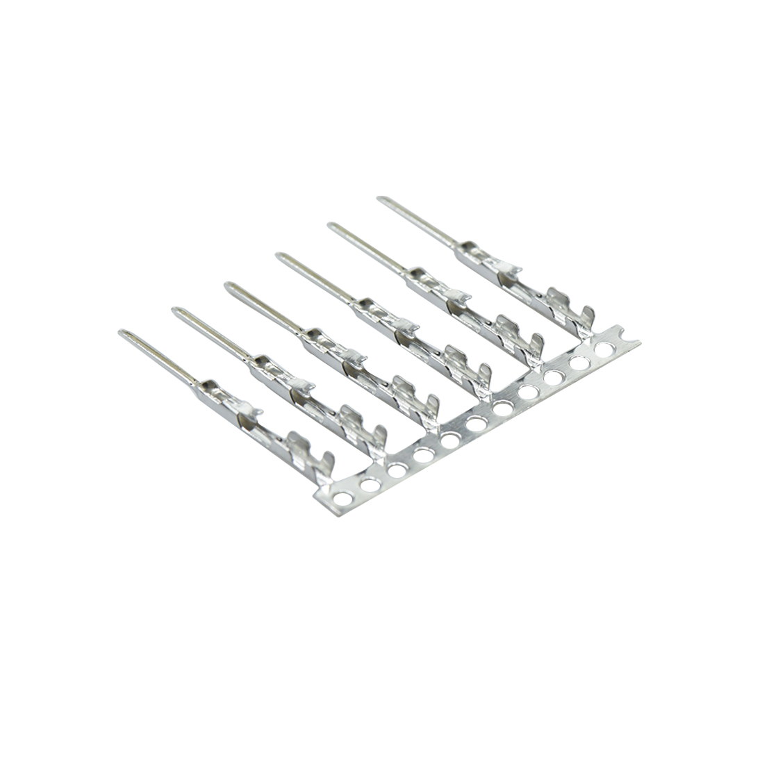Pitch 2.54mm 单排加长款公端子 AWG#22-#24 镀半金G/F,镍
