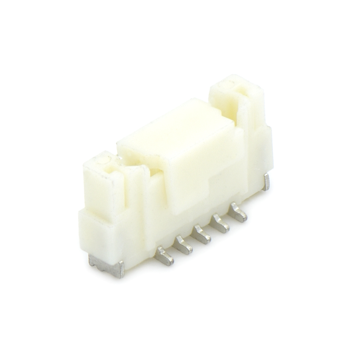 Pitch 1.25mm 180º单排立式SMT型 Wafer 5pin 本色 Sn