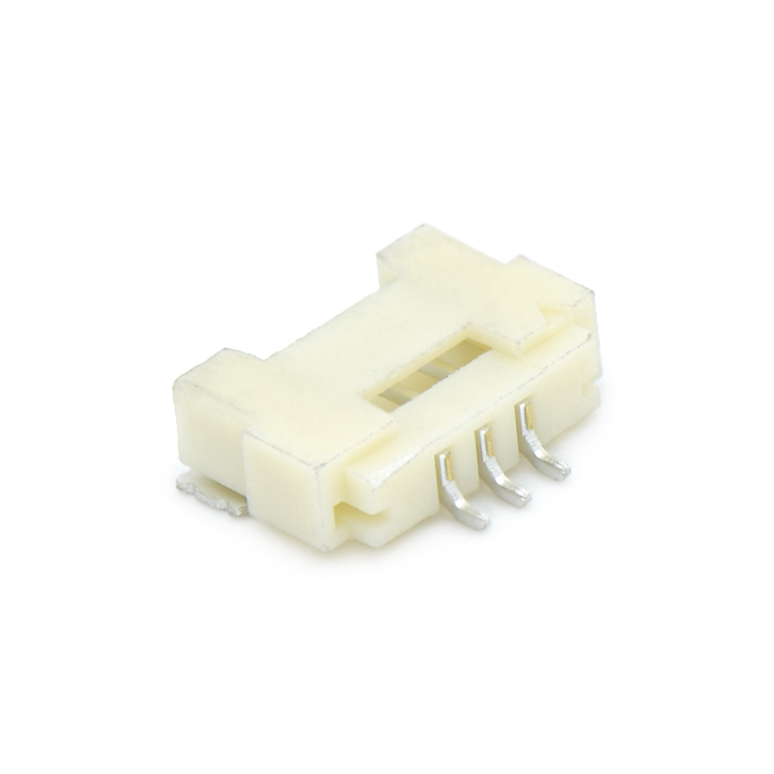 Pitch 1.25mm 90º单排卧式SMT型 Wafer 3pin 本色 Sn