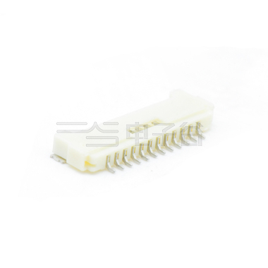 Pitch 1.25mm 90º单排卧式SMT型 Wafer 12pin 本色 Sn