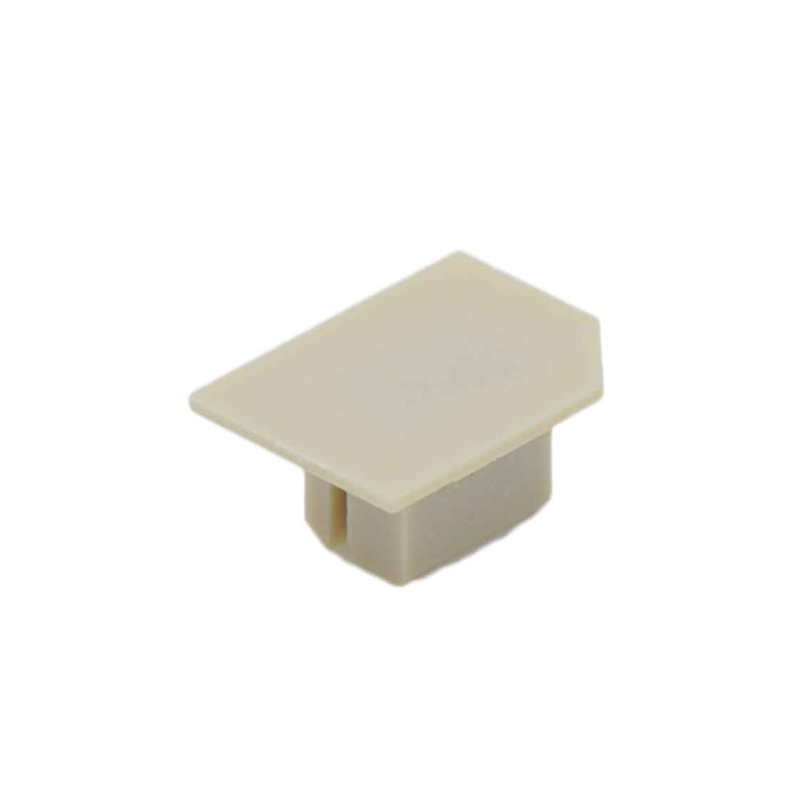 Pitch 2.0mm 180°双排带扣立贴无logo Wafer 2x10pin 米黄色 镀亮锡