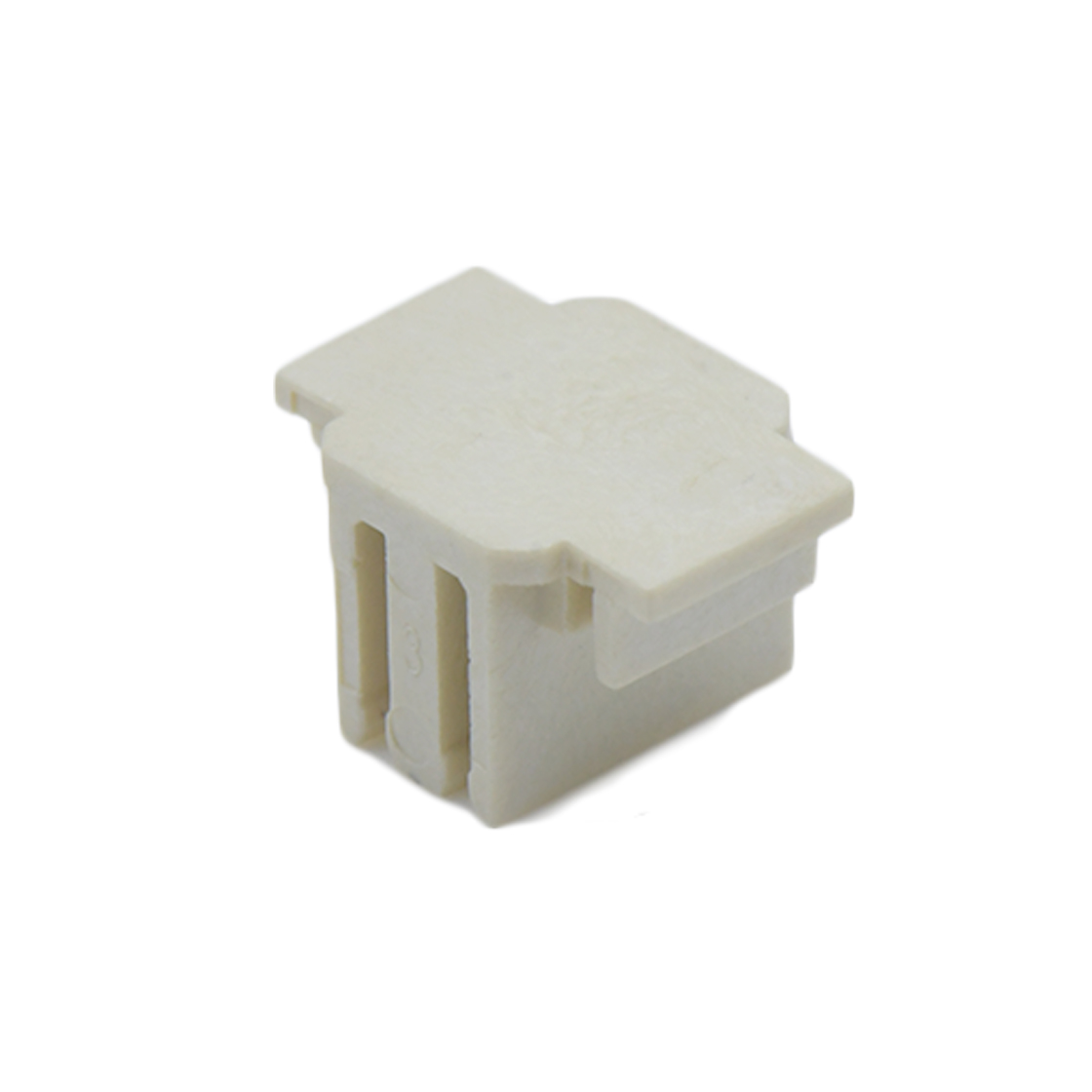 Pitch 2.0mm 180°双排带扣带接地片立贴 Wafer 2x6pin 本色 镀雾锡