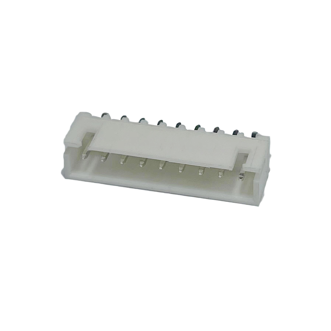 Pitch 2.50mm 180°WAFER 打K 9Pin 白色 PA66, UL94V-0 亮锡