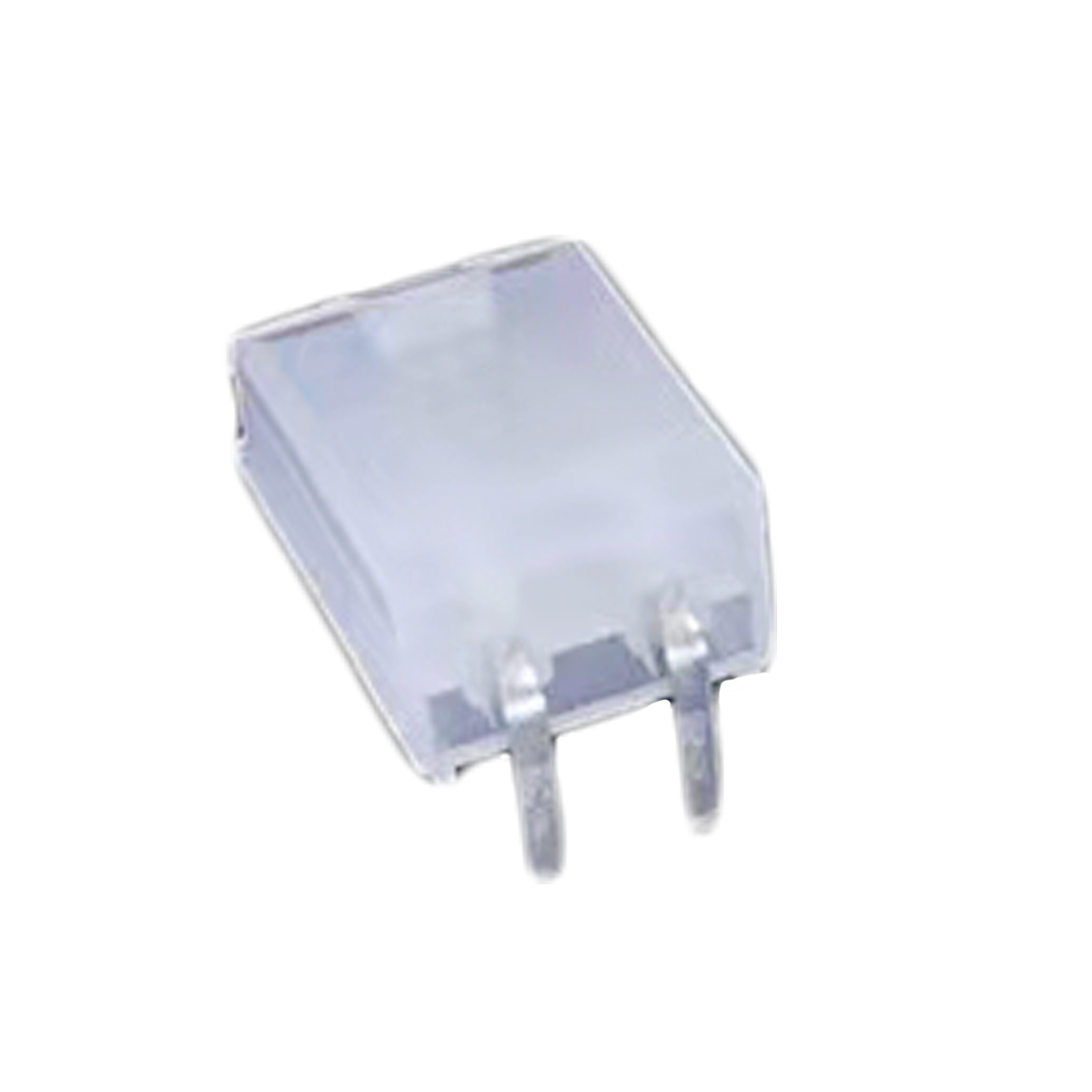 Pitch 4.2mm 单排 90°DIP Wafer 实心针 2Pin 本色 亮锡
