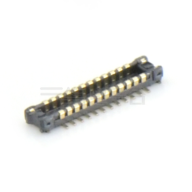 Board to Board Pitch0.4 H0.65mm公座 24Pin 黑色 镀金1.5u"
