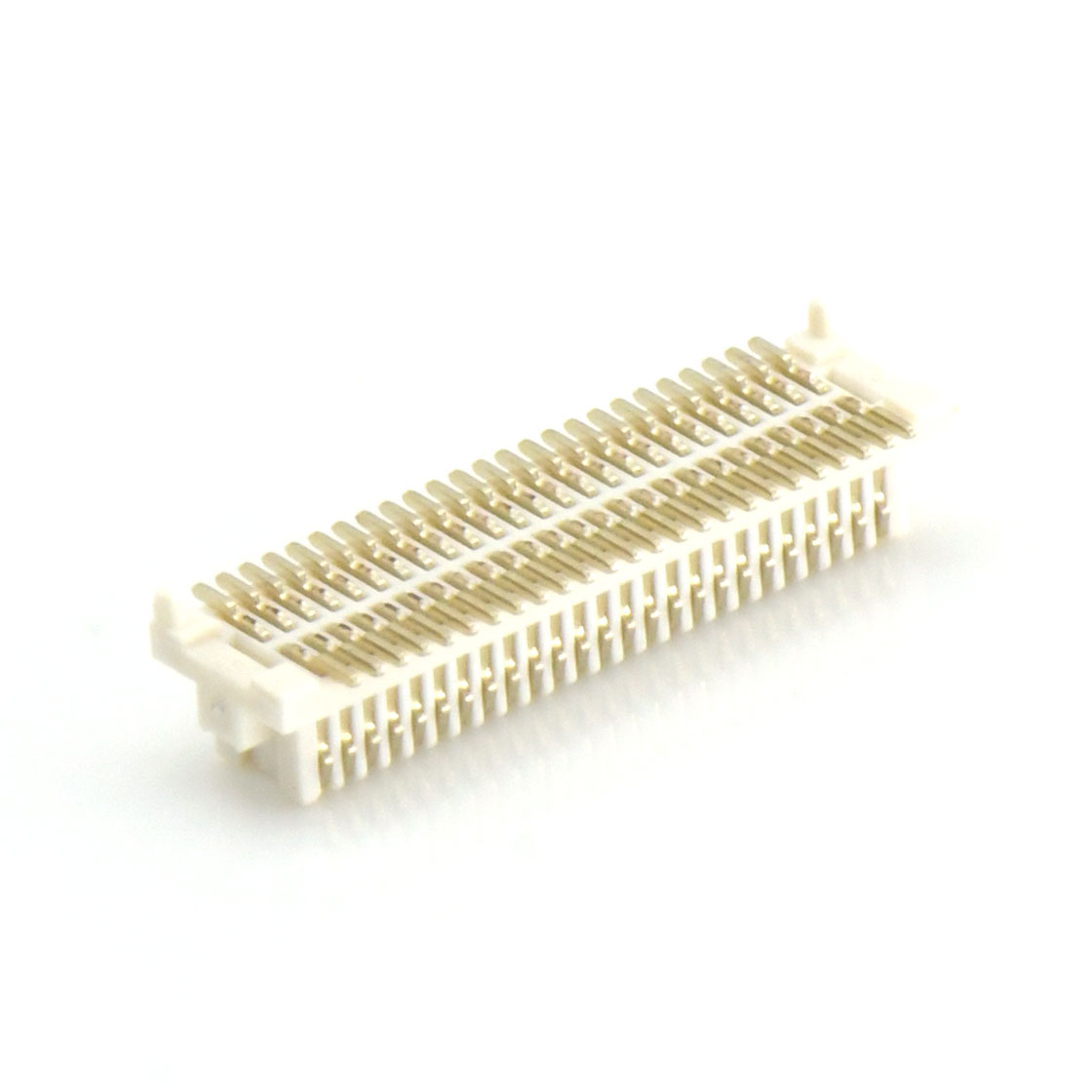 Board to Board Pitch0.5 单槽 H2.7 双排SMT型带柱公座 50Pin 白色 镀全金G/F