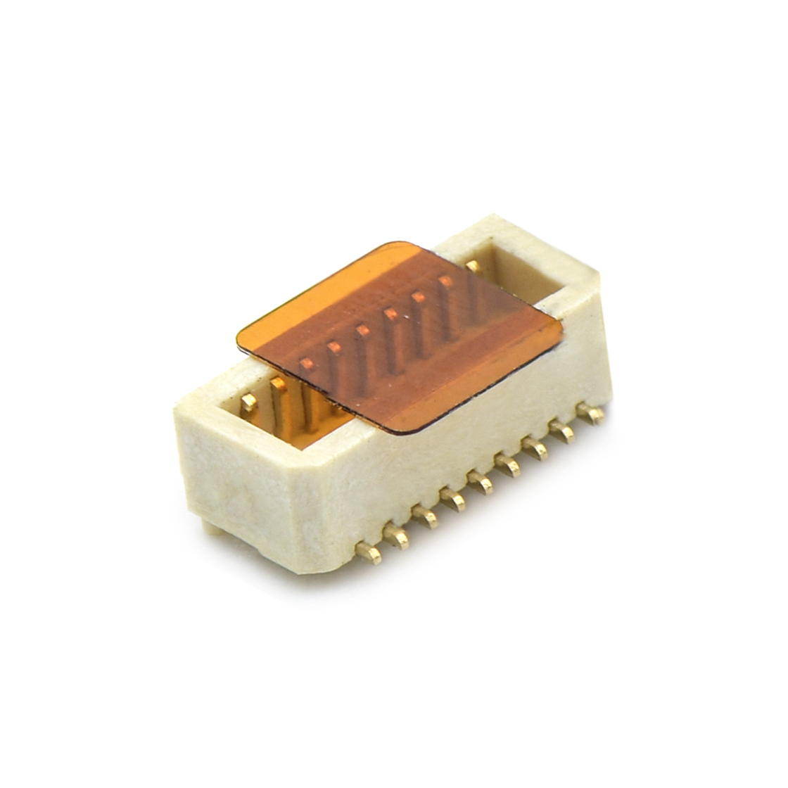 Board to Board Pitch 0.8 H2.9mm 单槽双排 SMT型母座 18pin 本色 G/F