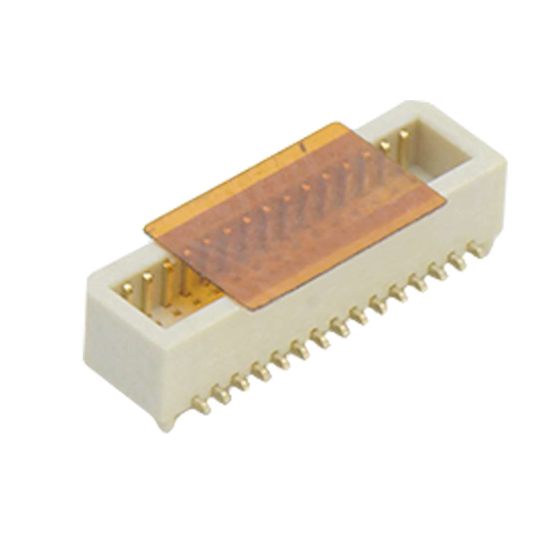 Board to Board Pitch 0.8 H2.9mm 单槽双排 SMT型母座 30pin 本色 镀半金锡 G/F