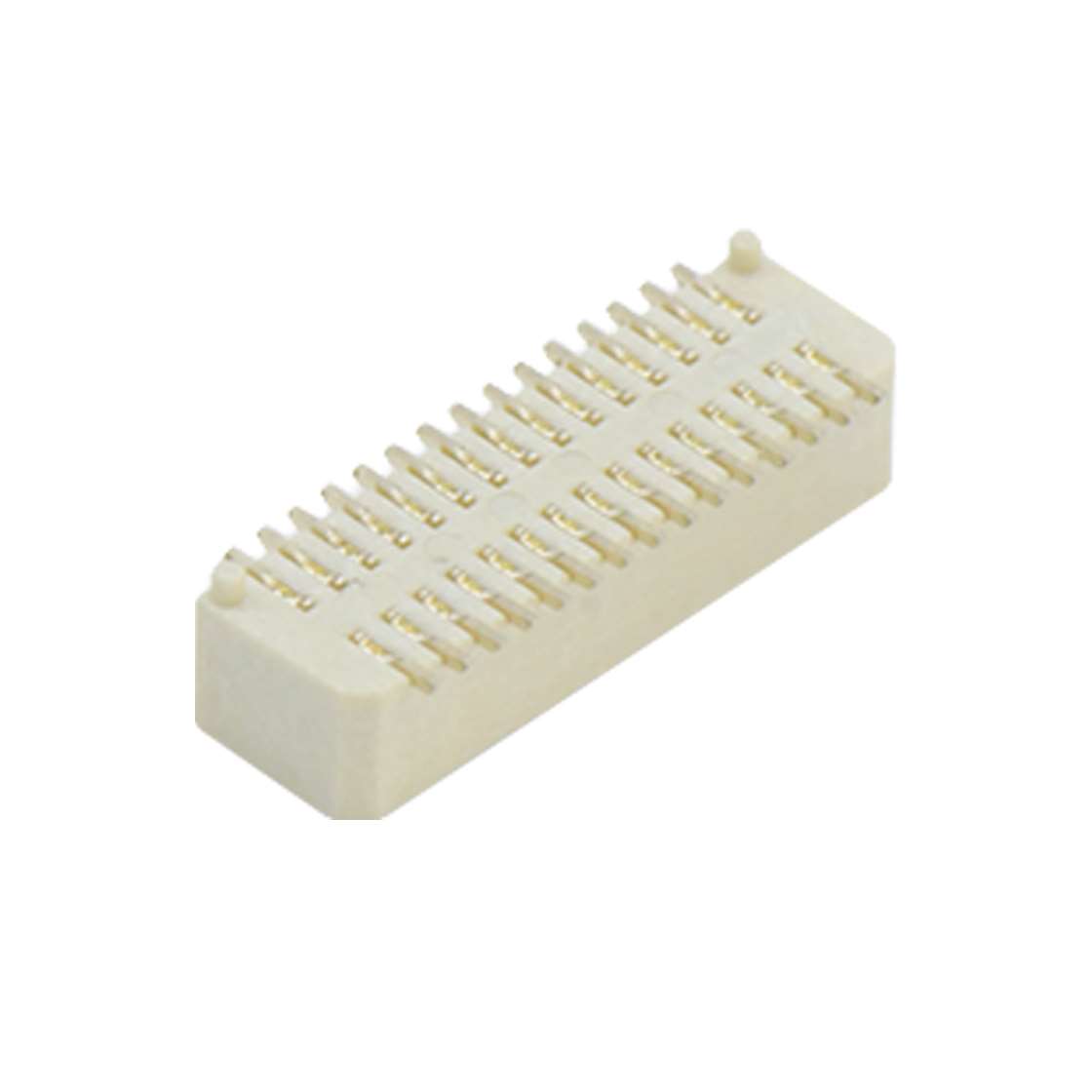 Board to Board Pitch 0.8 H2.9mm 单槽双排 SMT型母座 30pin 本色 镀半金锡 G/F