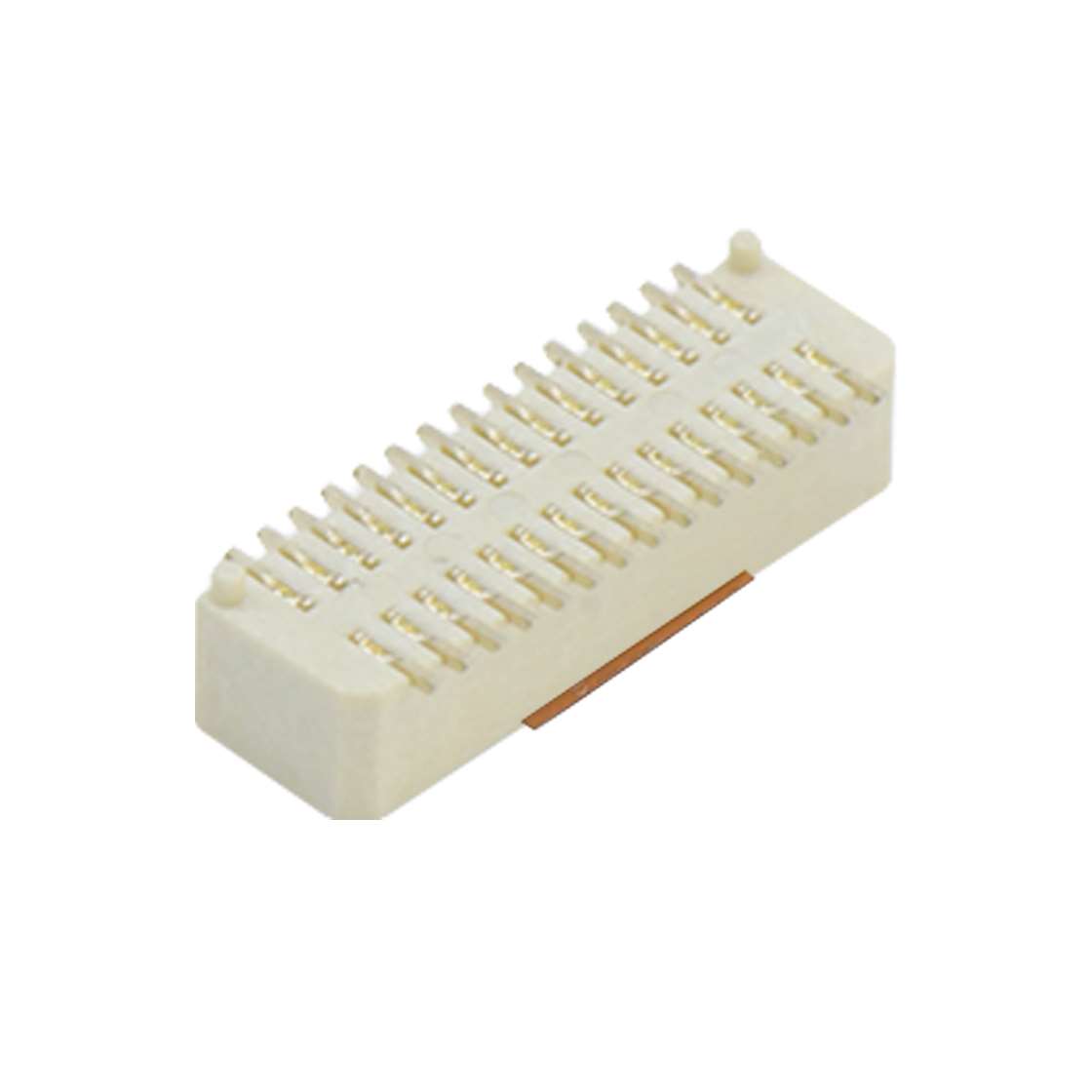 Board to Board Pitch 0.8 H2.9mm 单槽双排 SMT型母座 30pin 本色 镀半金锡 G/F