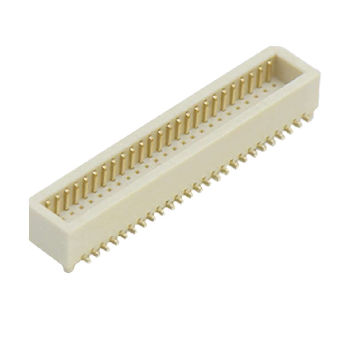 Board to Board Pitch 0.8 H2.9mm 单槽双排 SMT型母座 50pin 本色 镀半金锡 G/F
