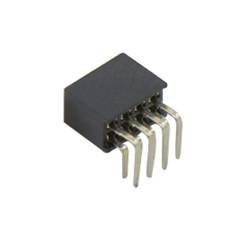 Pitch 1.27mm 90° 双排 DIP 排母