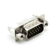 D-SUB HDP 15Pin 公头 180°DIP