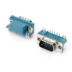 DR8.08 9M 90°DIP 绿胶 铆合 半金 防火(沉孔 自动)