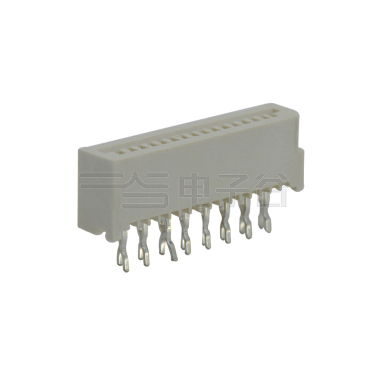 Pitch 1.25mm 180º A型 立插 16Pin 本色
