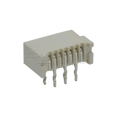 Pitch 1.25mm 90º A型 卧插 7Pin 本色