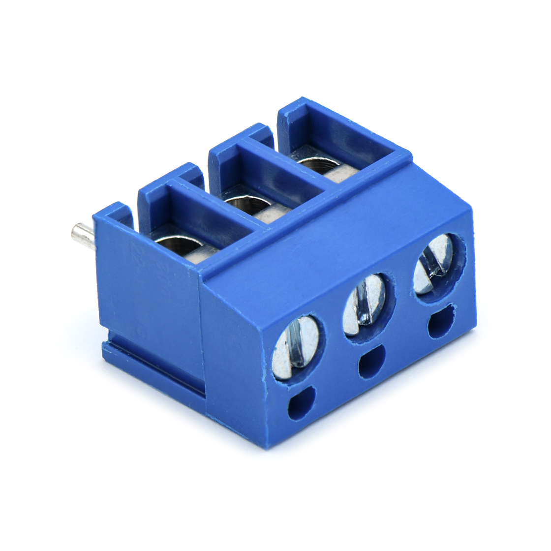 PCB螺钉式接线端子3Pin 间距5.00mm 蓝色