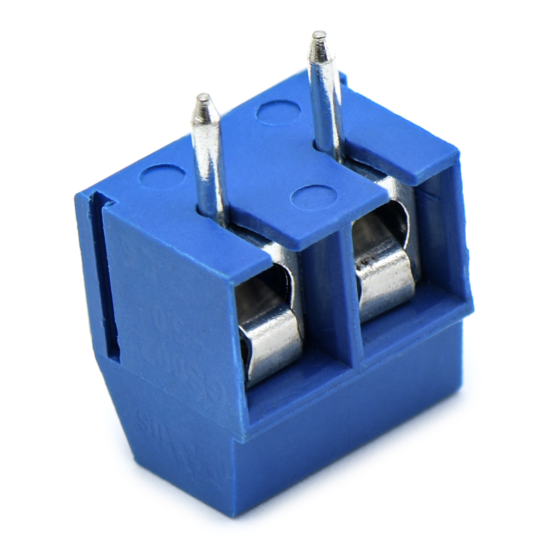 PCB螺钉式接线端子2Pin 间距5.00mm 蓝色
