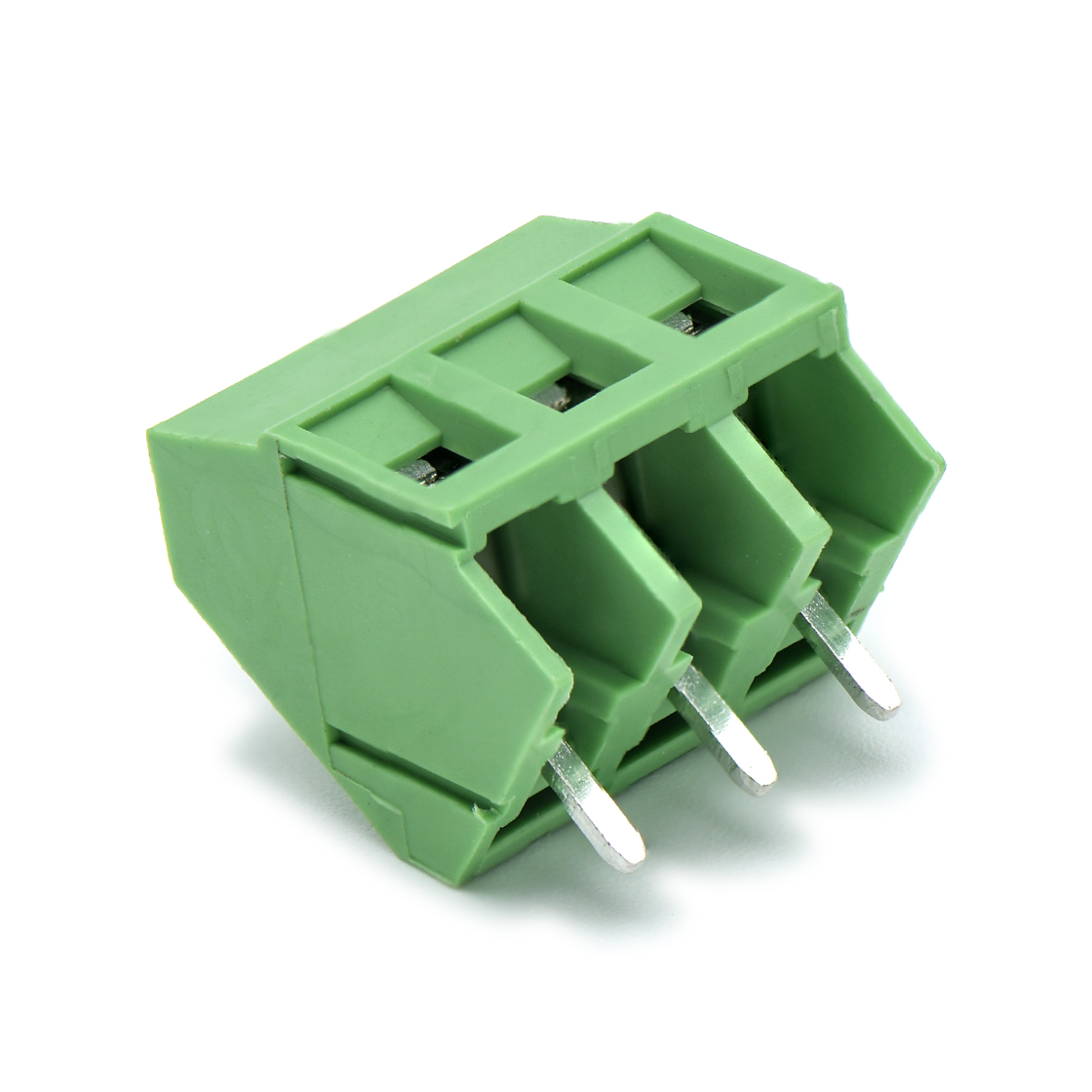 PCB螺钉式接线端子3Pin 间距5.08mm 绿色
