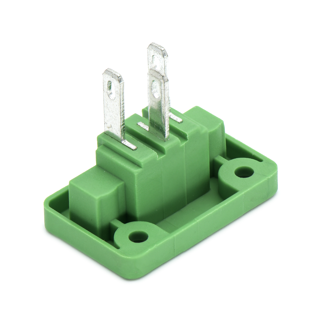 插拔式接线端子3Pin 间距3.81mm 穿墙插座