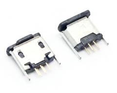 Micro USB 5P/F B Type 立插2.0mm中脚 加CAP盖
