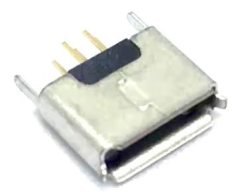 Micro USB 5P/F AB Type 立插 端子加长0.5mm