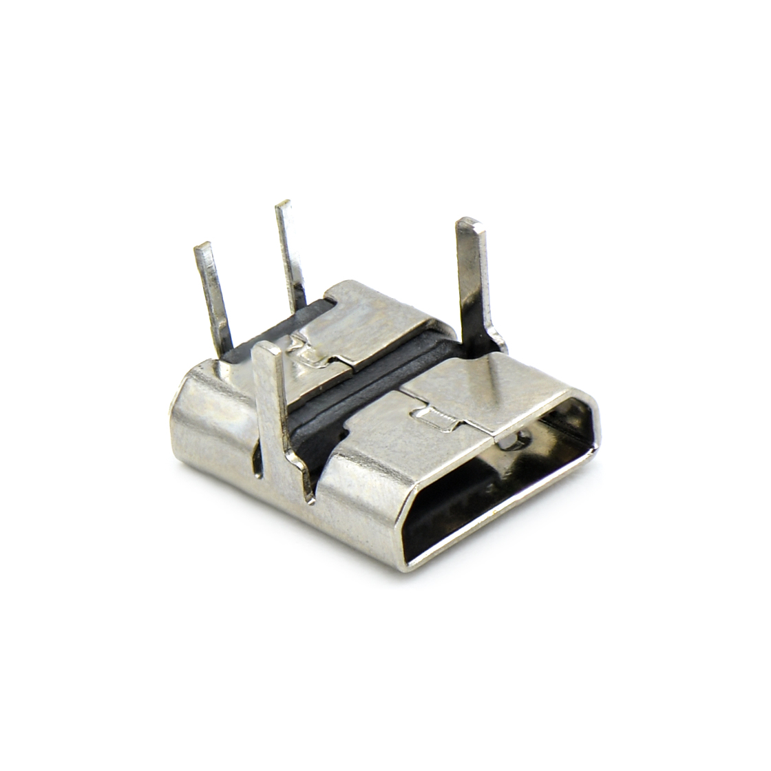 Micro USB 5P/F B Type DIP7.15(3.0×0.9)mm 2P插板 无边