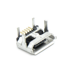 Micro USB 5P/F B Type 牛角外2.0(7.2×4.85)mm 端子加长0.7mm