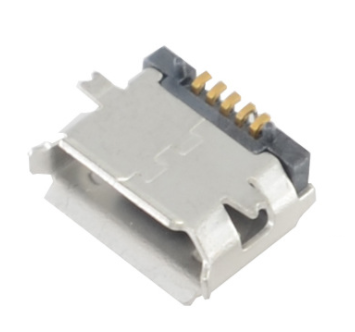 MICRO 5P/F B TYPE SMT 有边有柱