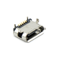 Micro USB 5P/F B Type 牛角内DIP 0.8(7.15*4.85)mm