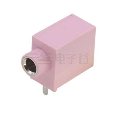 3.5 POWER JACK 90°DIP 8.1×12.3×18 PBT黑胶 端子镀银