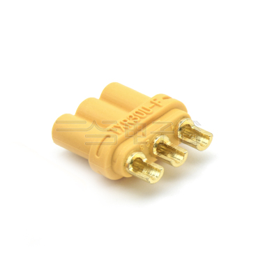 TXR30U大电流连接器:   3Pin 公壳母端 黄色