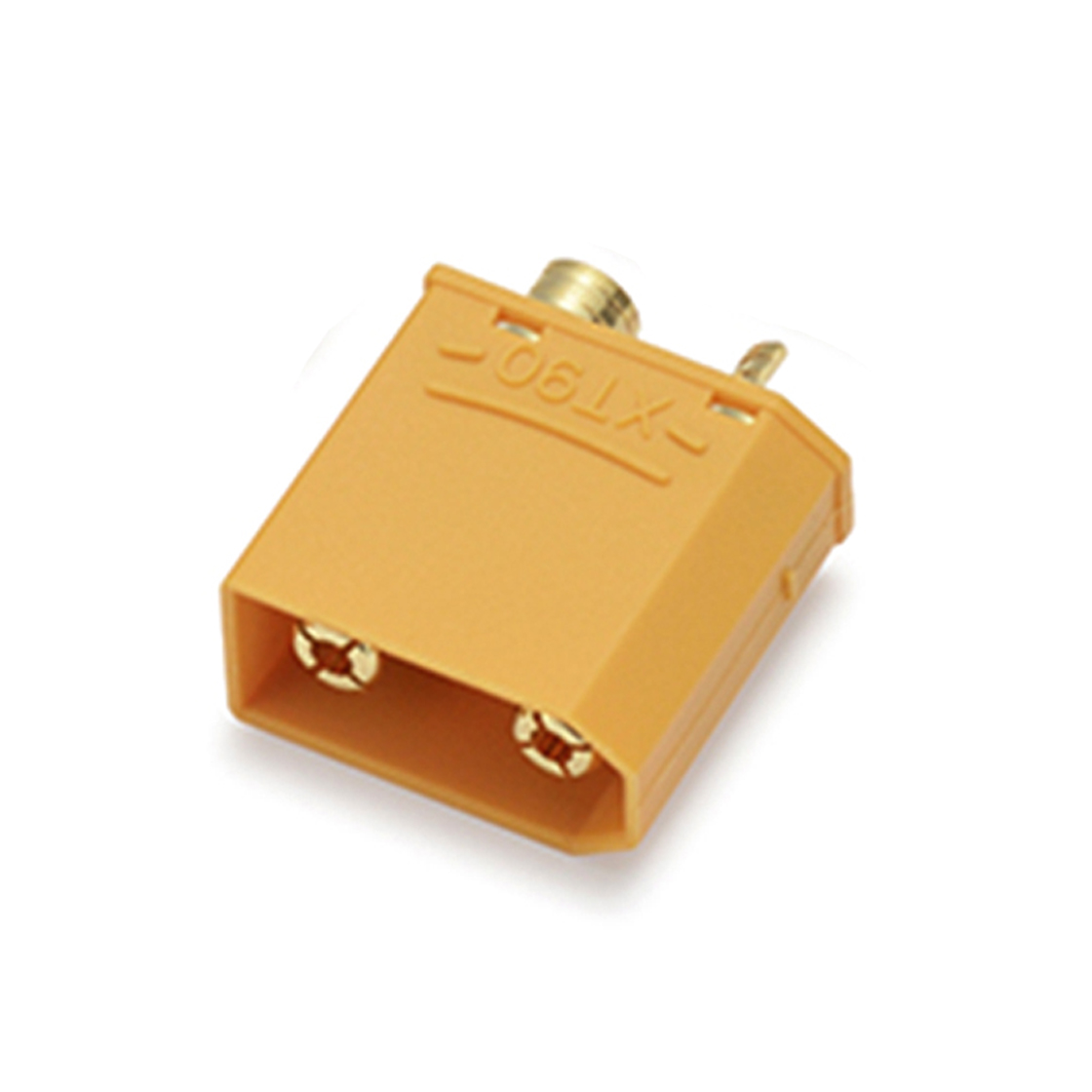 TX90U大电流连接器:  2Pin 母壳公端 黄色