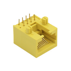 RJ45 8P8C DIP插板式 反向 全塑