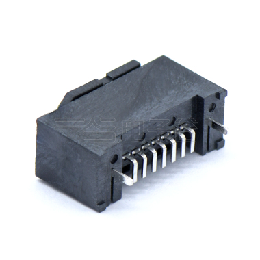 SATA 7P母头 AB TYPE 立贴 加防尘盖