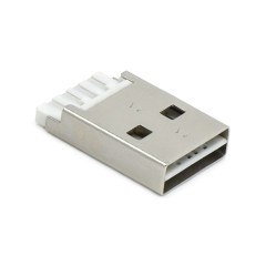 USB 2.0 AM短体双面插 正面铆合