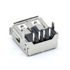 USB2.0 AF 单层 90度插板 打直脚